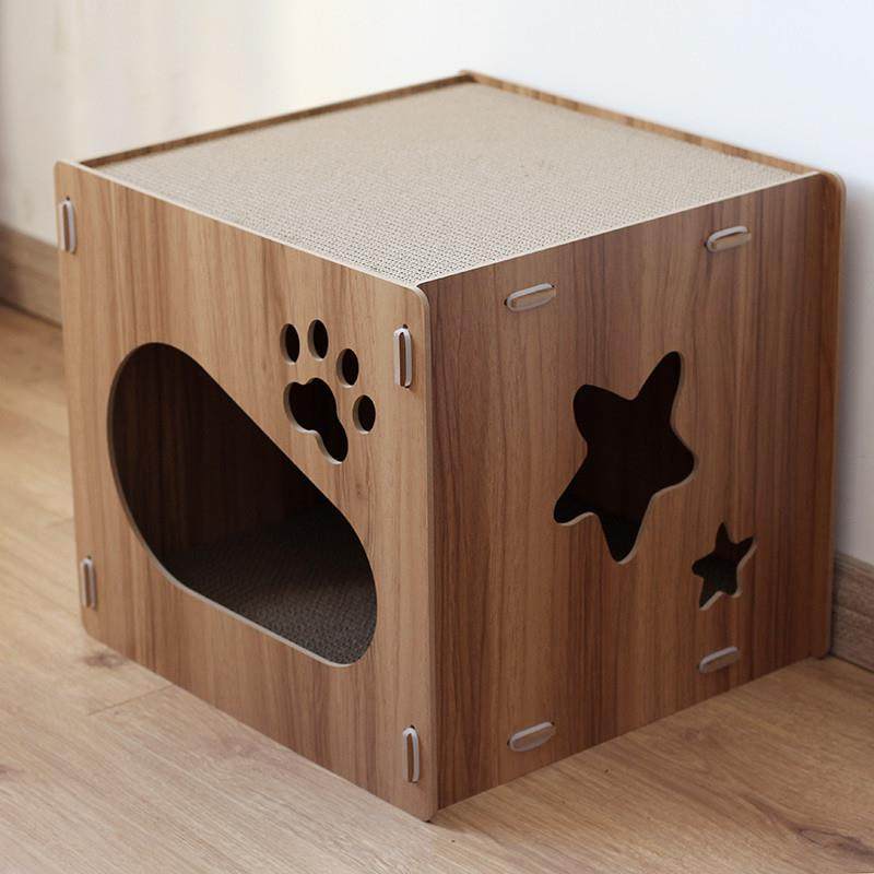 猫窝上下层四季通用猫别墅双层多猫家庭猫窝隧道猫洞一体猫抓板,淘宝优惠券,粉丝福利购,淘宝优惠卷