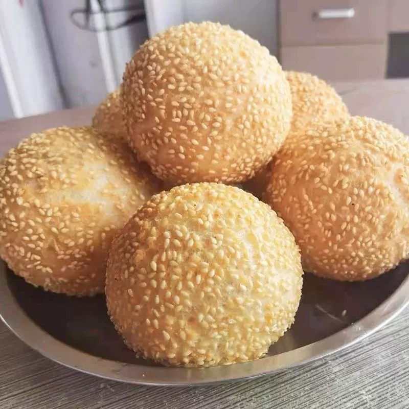 豆沙馅芝麻球油炸食品速冻半成品糯米小麻球批发下午茶小点心袋装,淘宝优惠券,粉丝福利购,淘宝优惠卷