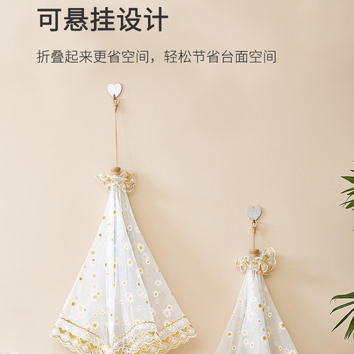 菜罩饭菜遮尘家用盖菜剩菜食物餐桌罩防苍蝇防尘盖剩饭的罩子神器 - 图2