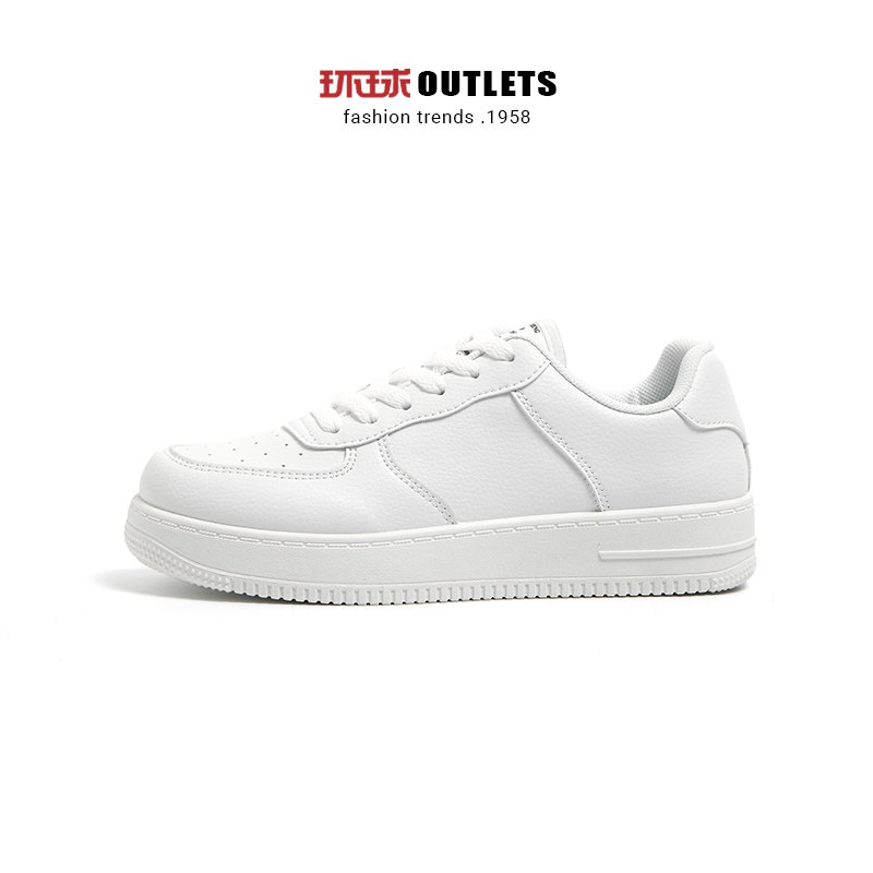 环球厚底小白鞋女2025新款爆款配裙子透气女鞋夏季情侣板鞋女款,淘宝优惠券,粉丝福利购,淘宝优惠卷