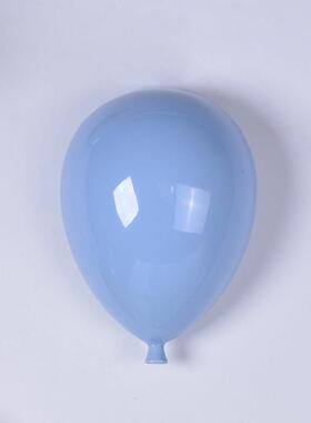 现代北欧轻奢极简气球造型陶瓷工艺品挂件壁挂家居样板房软装饰品