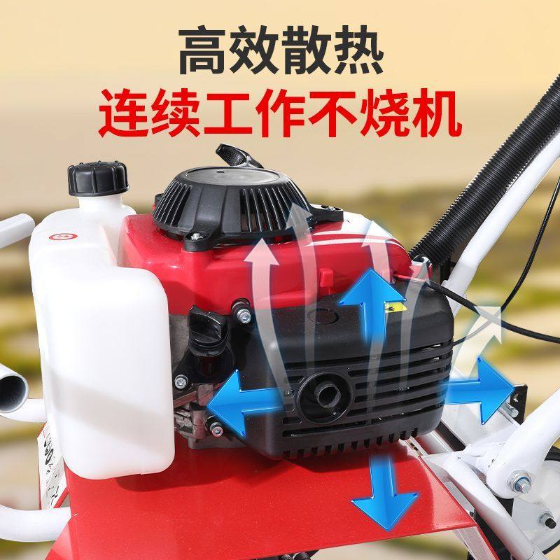 小坦微耕机农用小型开沟机耕地翻土机汽油松土锄草犁地旋耕机水田,淘宝优惠券,粉丝福利购,淘宝优惠卷