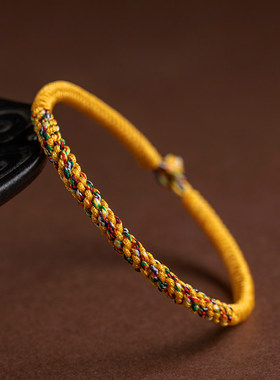 布艺手链金刚结红绳礼物