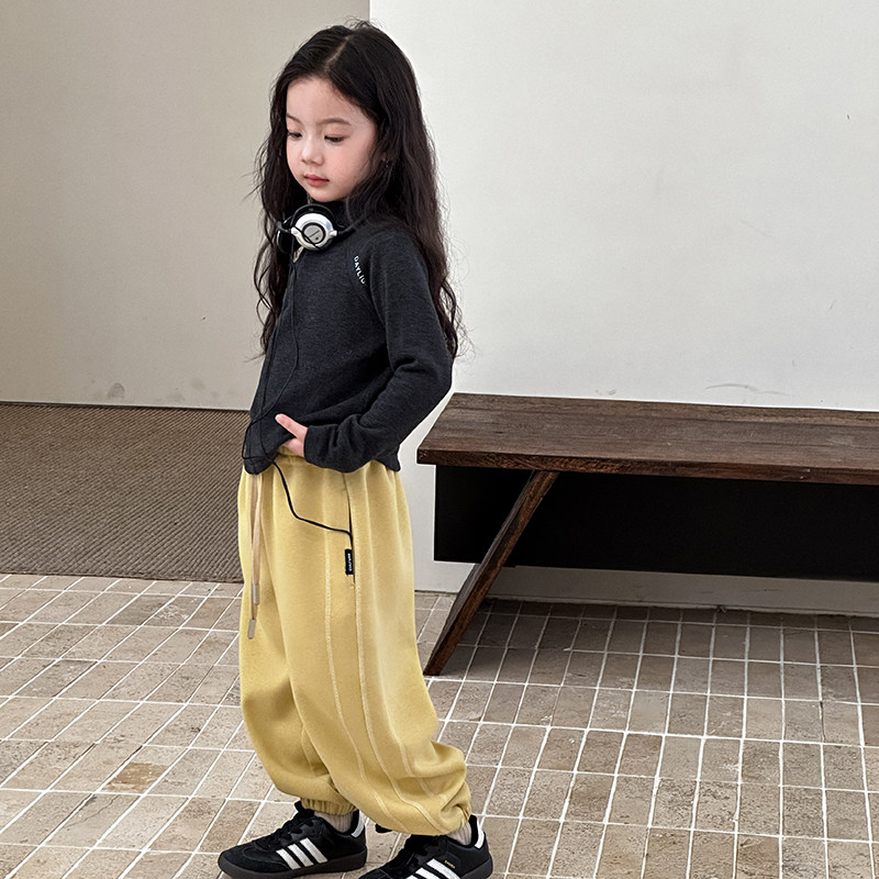 Yumi妈女童秋季可内搭卫衣儿童空气层修身立领运动外套 25G047,淘宝优惠券,粉丝福利购,淘宝优惠卷