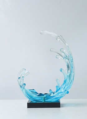 风生水起摆件轻奢高档客厅高端大气上档次办公室电视柜酒柜装饰品