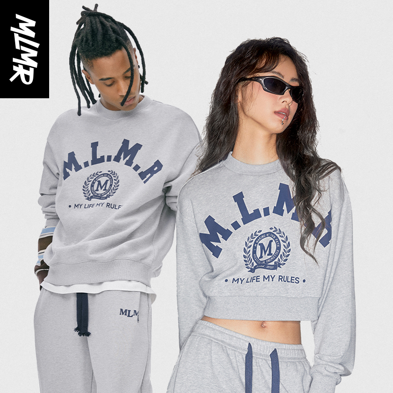 MLMR情侣卫衣oversize宽松帽衫