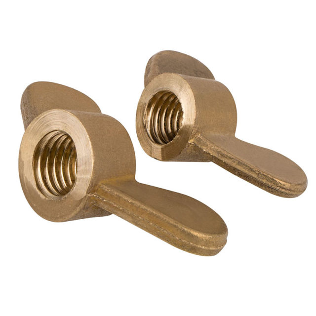 Copper nut butterfly nut butterfly ingot sheep horn hand twist