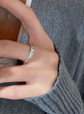 浪漫传说好运来财光面指环