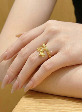 浪漫传说时尚【马上有钱】戒指女