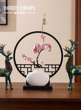 新中式鹿摆件轻奢高档创意家居酒柜客厅玄关电视柜桌面装饰工艺品