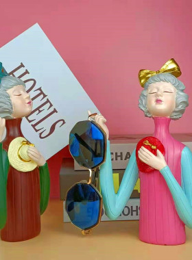 轻奢梳妆台ins展示架玄关装饰品摆件G家居客厅电视柜收纳眼镜支架