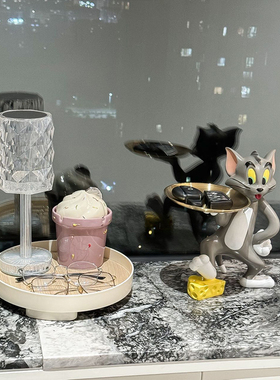 钥匙收纳玄关汤姆猫摆件