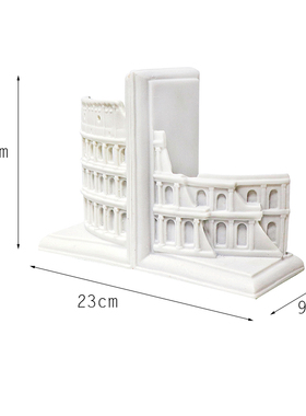 现代简约北欧摆件书靠书房书桌书架书立办公室装饰品创意书档摆设