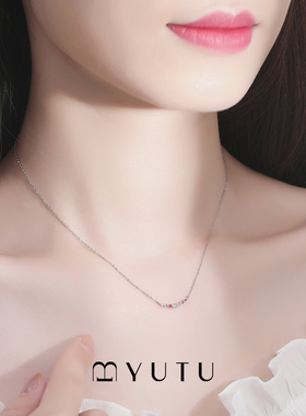 YUTU遇图锆石合金坠链女