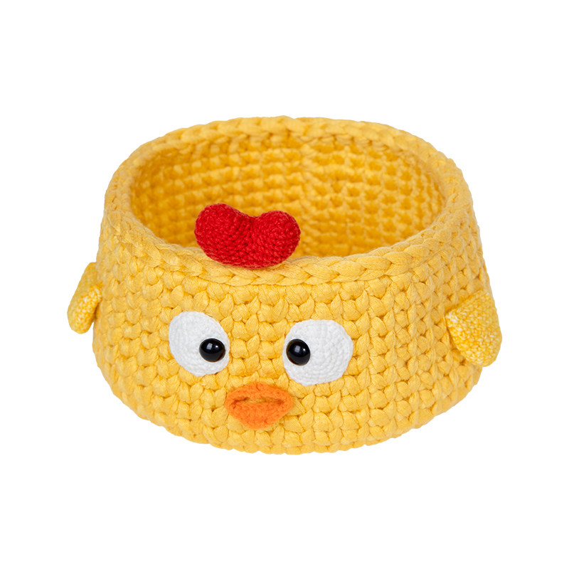 diy手工扁平线动物收纳篮材料包客厅零食玩具毛线储物装饰编织筐,淘宝优惠券,粉丝福利购,淘宝优惠卷