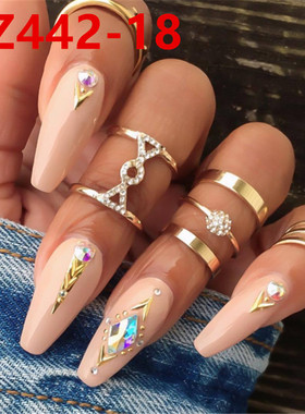 复古新款个性关节戒指环