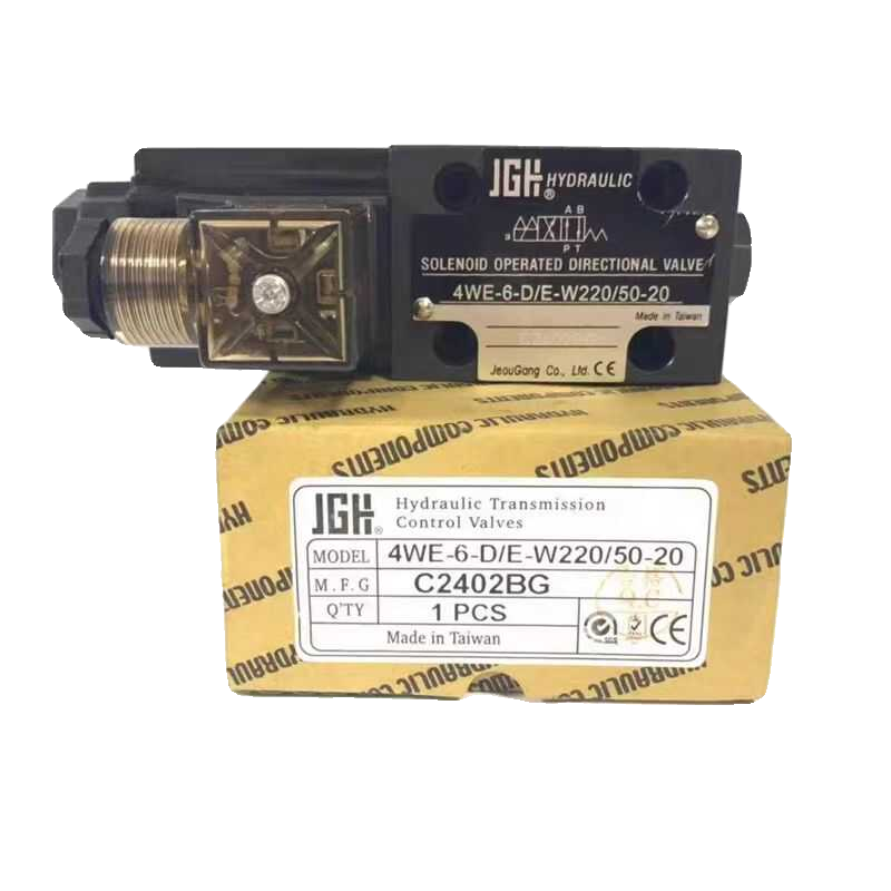 JGH久冈电磁换向阀4WE-6D/E-W220/50-20液压阀4WE-10-D/6E/6J/10E - 图0