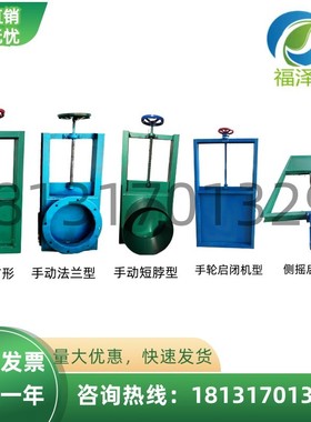 手动闸板阀电插气不锈钢