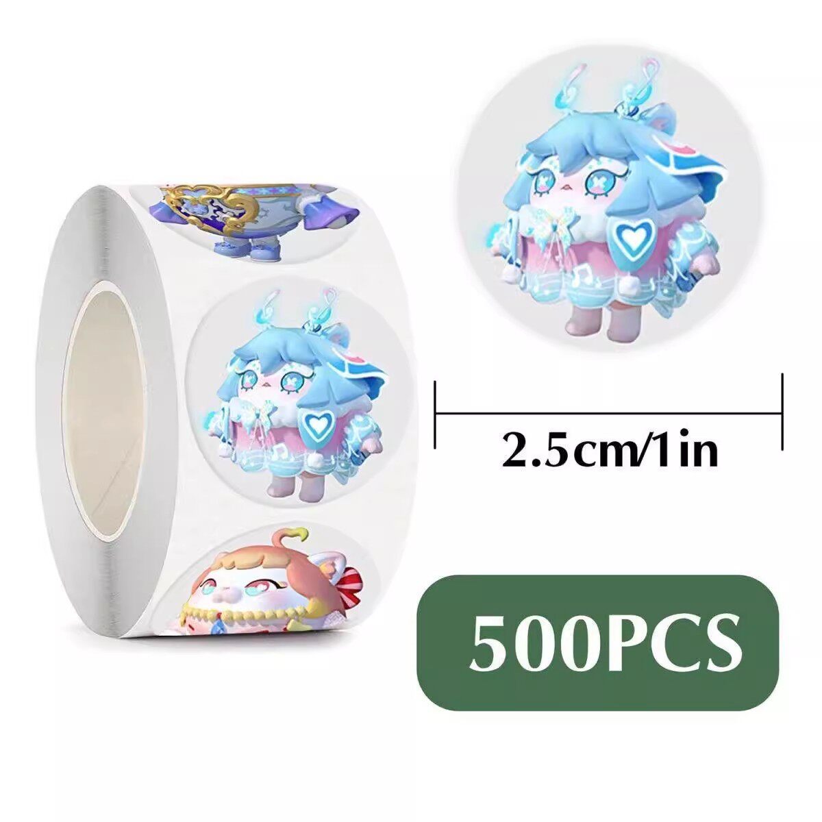 蛋仔派对皮肤贴纸儿童卡通幼儿园手账粘贴胶带女孩男孩手帐装饰标