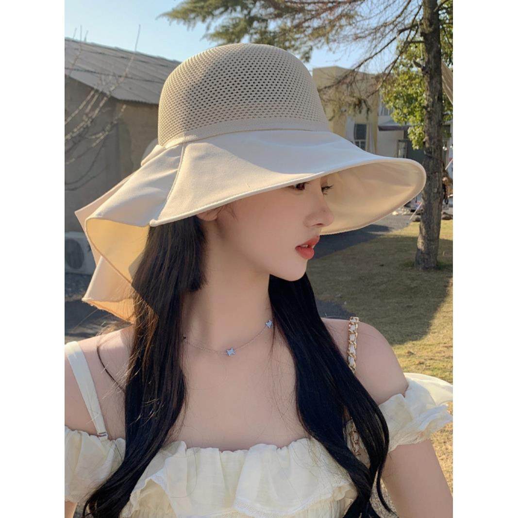 2023新款防晒女士夏季可折叠海边出游沙滩帽子户外遮阳大檐渔夫帽,淘宝优惠券,粉丝福利购,淘宝优惠卷