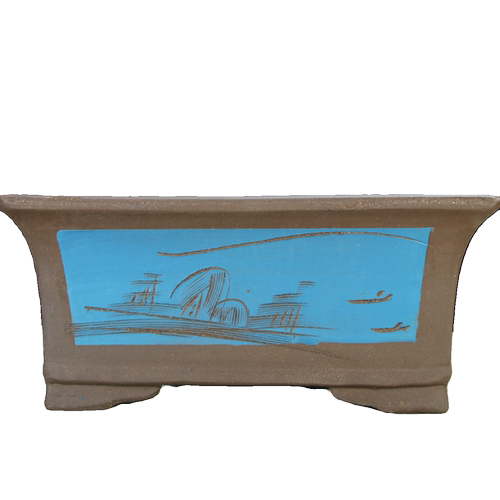 宜兴紫砂大口径特价长方盆景造型老桩花盆室内阳台多肉菖蒲陶瓷盆 - 图3