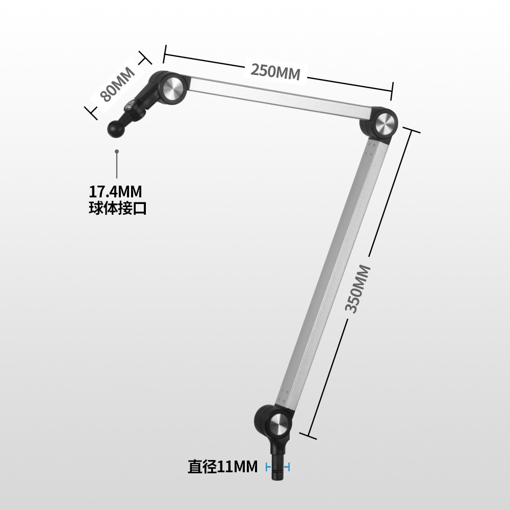 高档懒人手机支架 适用pad平板电脑床头床上桌面俯拍悬臂支架 - 图2