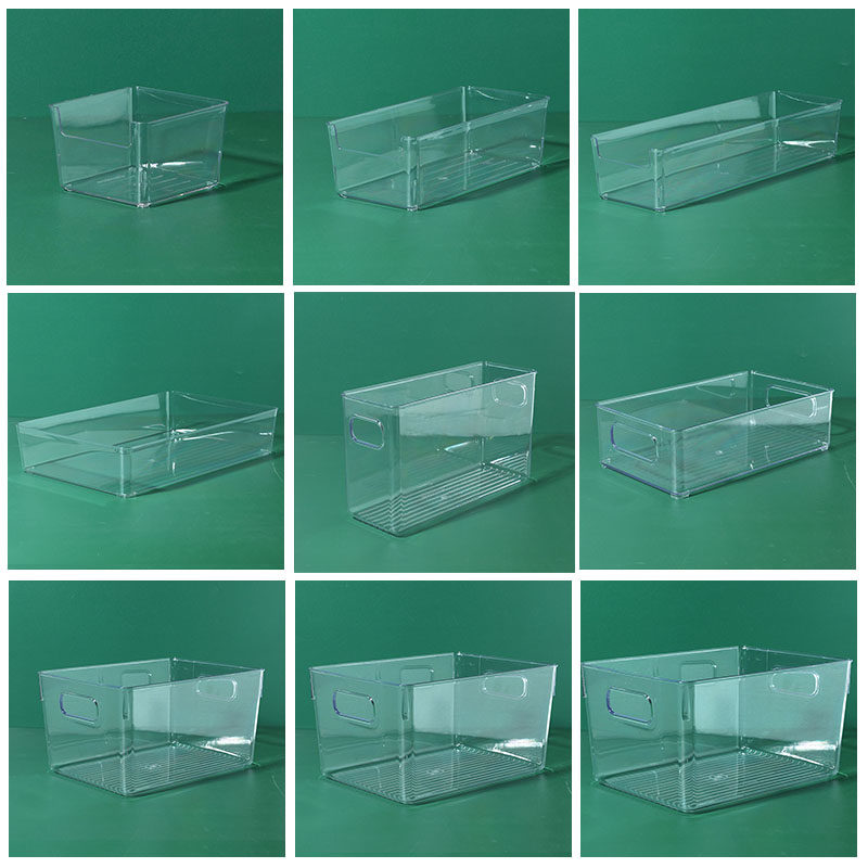 桌面收纳盒透明窄长带盖化妆品护肤品眉笔刷镜柜洗脸巾棉签口红盒,淘宝优惠券,粉丝福利购,淘宝优惠卷