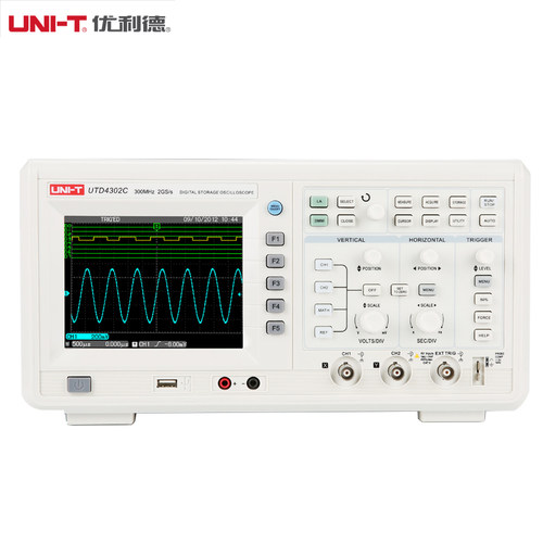 优利德数字存储示波器UTD4102C/UTD4202C/UTD4302C双通道300M带宽 - 图3