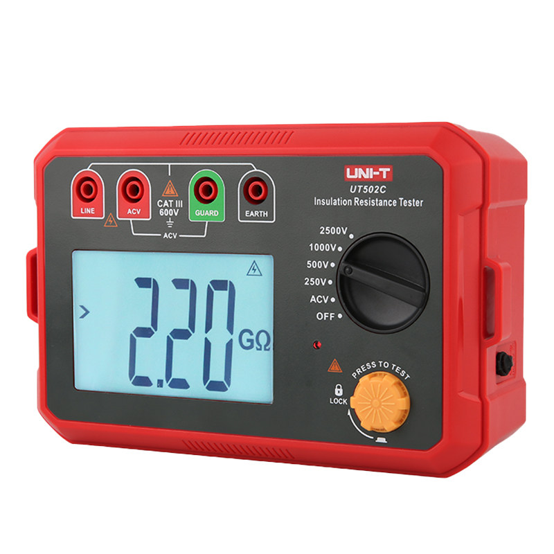 优利德绝缘电阻测试仪UT502C智能电工摇表数字兆欧表UT501C - 图3