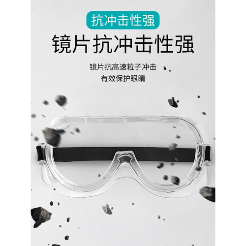 护目镜防雾防尘防风沙男士工业防风防护眼镜焊工男劳保防飞溅眼罩 - 图2