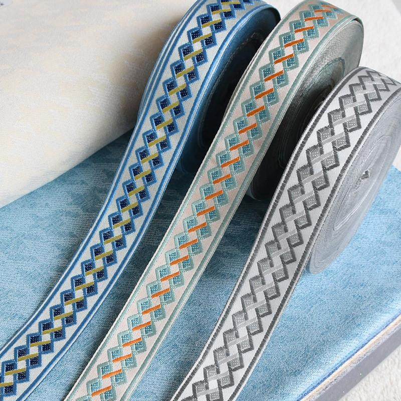 宽3CM现代简约窗帘拼接高精密提花边辅料沙发抱枕织带汉服腰带边,淘宝优惠券,粉丝福利购,淘宝优惠卷