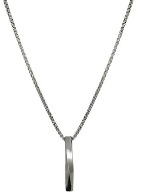 Spiral necklace Hip Hop men twist post pendant男生大气项链