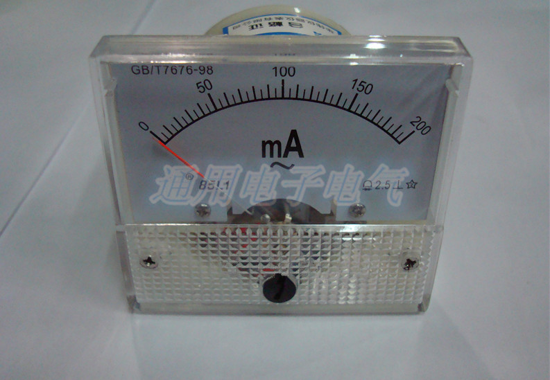 85L1型 85L1-mA 500mA 指针式交流电流表 川达仪表厂CDYB - 图0