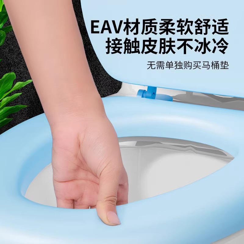 马桶盖泡沫垫加厚家用通用坐便盖马桶圈橡胶软硅胶厕所座垫板配件 - 图1