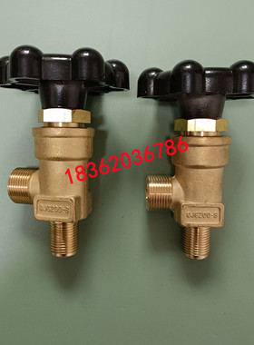 QJG200-8直角式截止阀PN20MPA G3/4 G1/2氧氮氩气充装截止阀 黄铜