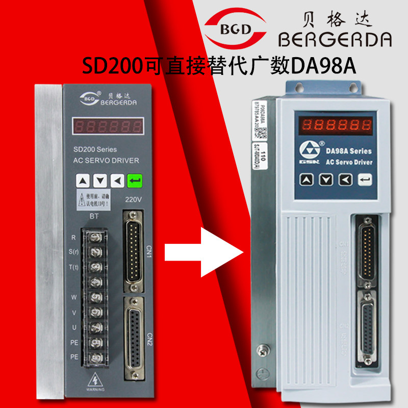 代替迈信伺服驱动器SD100数控车床伺/EP100器配110-04030电机 - 图0