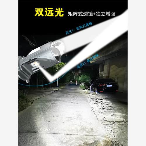 适用于新大洲本田ns125d F150摩托车改装ns110r/e韵led大灯 - 图1