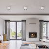 Surface-mounted double-head spotlight led ceiling lamp ceiling-type bold lamp living room downlight bedroom square no main light lighting