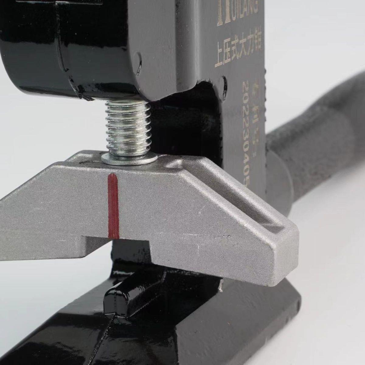 新款大力钳上压式大力钳瓷砖师傅专用工具重型大力钳瓷砖开界器 - 图1