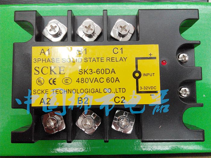 厂家直销 直流控交流三相固态继电器SSR-3DA(60A) JGX SK3-60DA - 图2