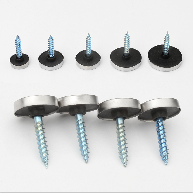 广告钉不锈钢玻璃镜子装饰盖自攻螺丝帽塑料亚克力板遮丑固定膨胀 - 图1