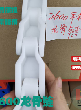 塑料2600链条龙骨链箱格传送输送链尼龙2700大节距气浮机2500链板