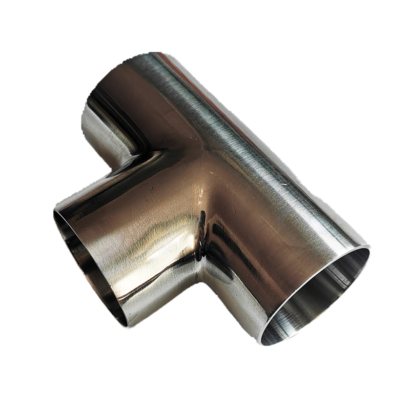 内粗抛304不锈钢焊接三通镜面抛光排水排风等径T正管件54/85/127 - 图3