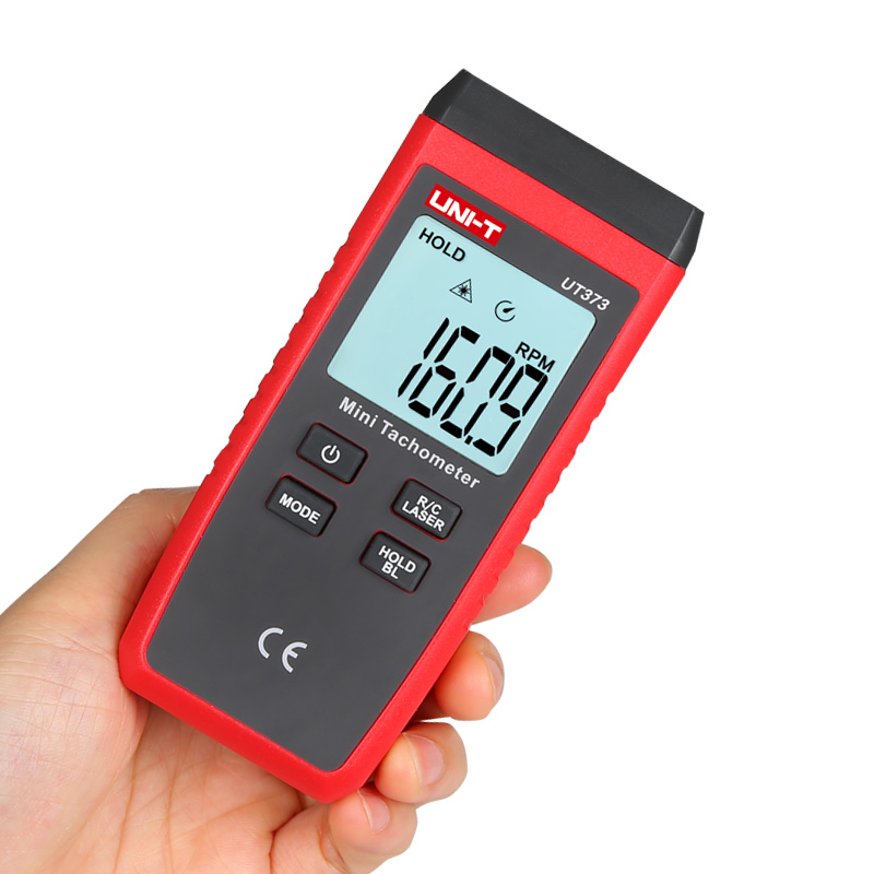 优利德UT373 激光数字转速计转速表数显非接触式电机转速测速仪 - 图1