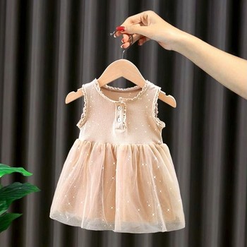 ຄົນອັບເດດ: ໃຫມ່ 2023 ຄົນອັບເດດ: ເດັກນ້ອຍ Mesh Skirt Girls' Dresses Summer Clothes ເດັກນ້ອຍ Skirts ເດັກຍິງ Suspender Princess Skirts