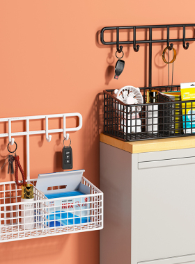 钥匙收纳玄关摆件鞋柜上摆的收纳盒入户门口进门壁挂锁匙挂架神器