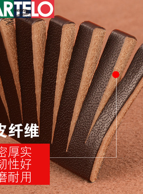 卡帝乐鳄鱼头层牛皮带男