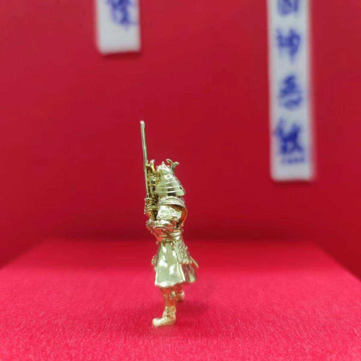 纯铜竖刀流浪武士浪人兵人手办幕府武士古代模型桌面摆件军事对战,淘宝优惠券,粉丝福利购,淘宝优惠卷