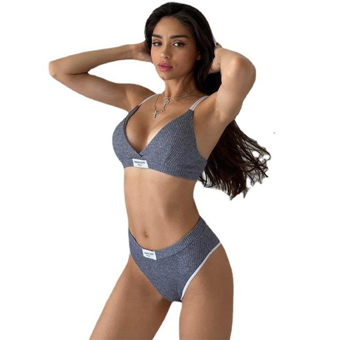 INS欧美时尚运动文胸高腰短裤套装女 sport bra briefs set women,淘宝优惠券,粉丝福利购,淘宝优惠卷