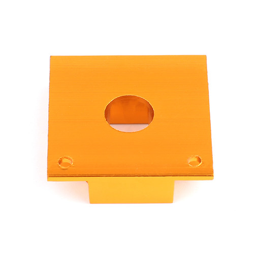 3D打印机 mk8喷头散热片40*40*11MM金色 DIYi3套件挤出机配件开孔 - 图3